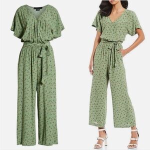 Anthropologie Sanctuary Andi Wrap Floral Jumpsuit Size Small
